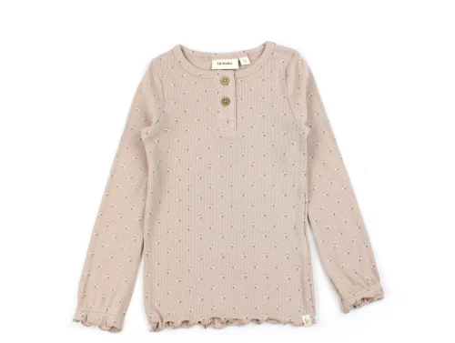 Lil Atelier rose dust blomstret top